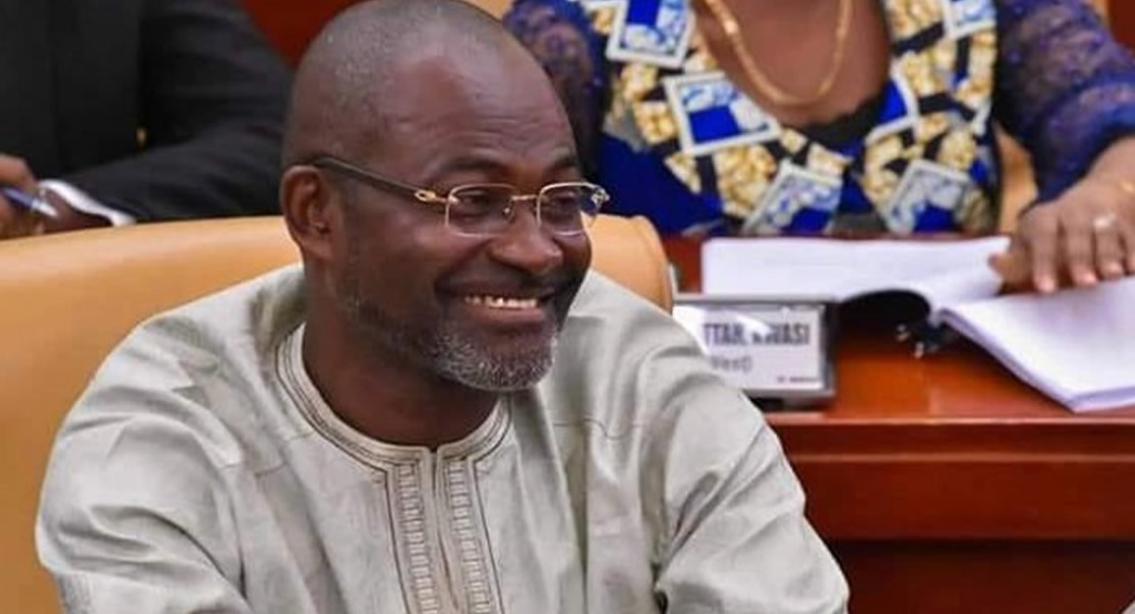 Kennedy Agyapong at a parliamentary sitting