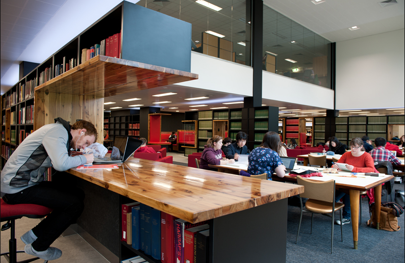 An IT library at the University of Melbourne