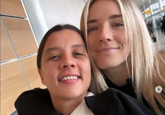 Sam Kerr and Kristie Mewis