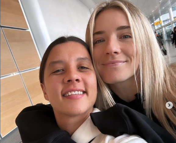 Sam Kerr and Kristie Mewis